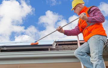 Bascote soft wash roof cleaning